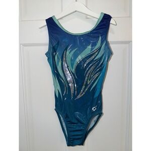 Dreamlight by GK Flaming Core gymnastics leotard Adult XS